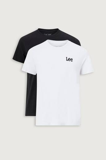 Lee 2-Pack T-Shirt Twin Pack Graphic Svart