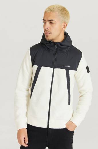 Sail Racing Ziptröja Glacier Knitted Zip Hood Vit