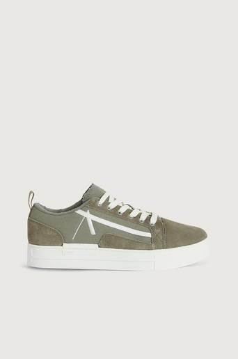 ARKK Copenhagen Sneakers Sommr Canvas PET Suede R-H20 Grön