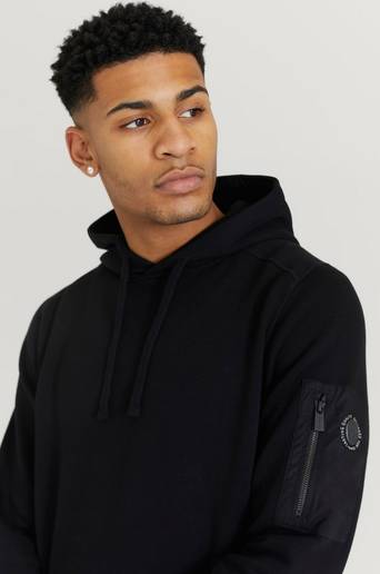 Snoot Hoodie Collegno Due Hoodie Svart