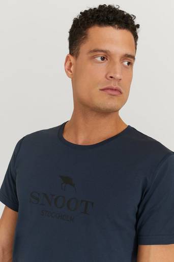 Snoot T-Shirt Collegno Tee M Blå