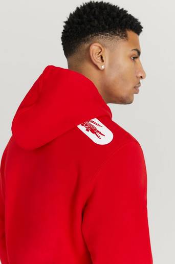 Lacoste Hoodie SH6876-00 Röd