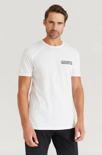 Lee T-shirt SS Tonal Logo Tee Vit