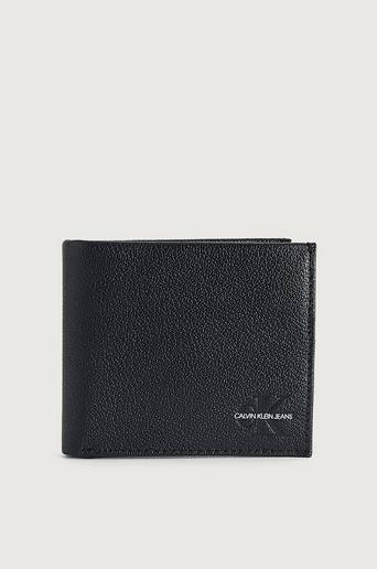 Calvin Klein Plånbok Micro Pebble Billfold W/Coin Svart