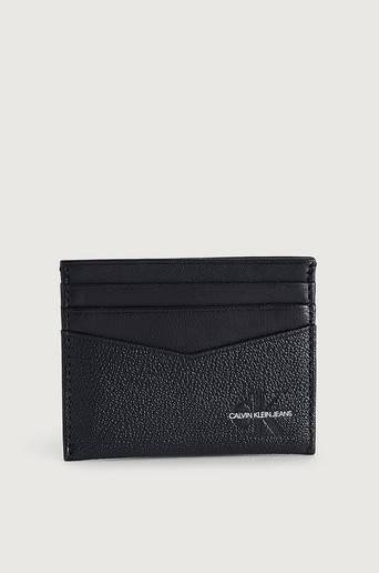 Calvin Klein Korthållare Micro Pebble Cardcase 6CC Svart