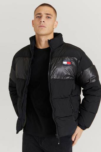 Tommy Hilfiger Pufferjacka TJM Tonal Colorblock Puffer Svart