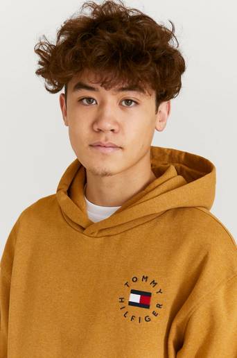 Tommy Hilfiger Hoodie U Heritage Badge Hoodie Brun