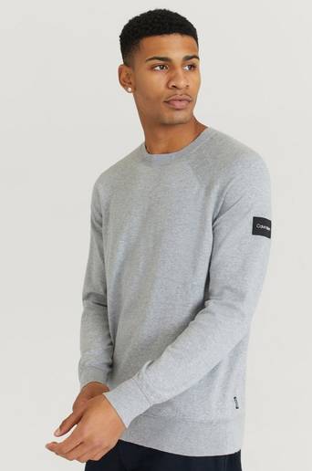 Calvin Klein Stickad Tröja Lycra Free Fit Sweater Grå