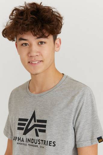 Alpha Industries T-shirt Basic T Kids/Teens Grå