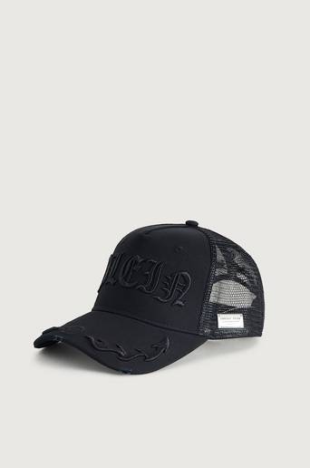 Philipp Plein Keps Baseball Cap Embroidery Gothic Svart