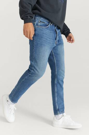 Philipp Plein Jeans Denim Trousers Carrot Fit Icon Blå