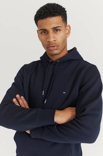 Tommy Hilfiger Hoodie Basic Flag Hoody Blå