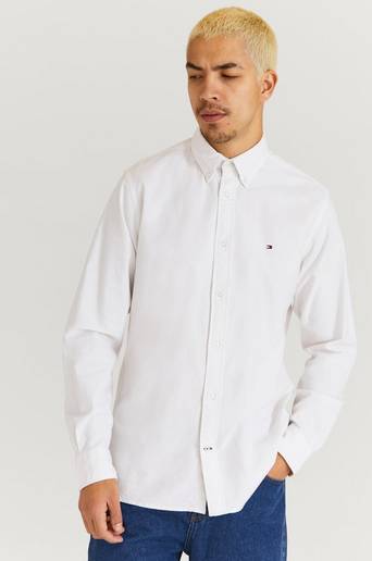 Tommy Hilfiger Skjorta Flex Rosted Oxford Shirt Vit