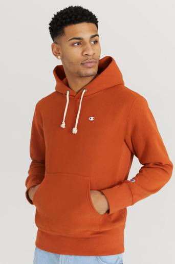 Champion Reverse Weave Hoodie Hooded Sweatshirt Brun