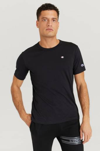 Champion Reverse Weave T-Shirt Crewneck T-Shirt Svart