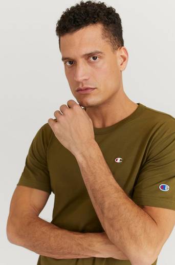 Champion Reverse Weave T-Shirt Crewneck T-Shirt Grön