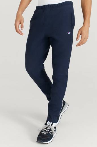 Champion Reverse Weave Joggingbyxor Rib Cuff Pants Blå