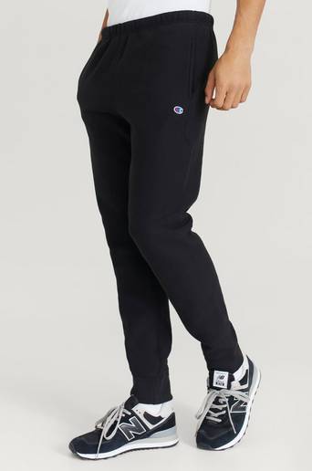 Champion Reverse Weave Joggingbyxor Rib Cuff Pants Svart