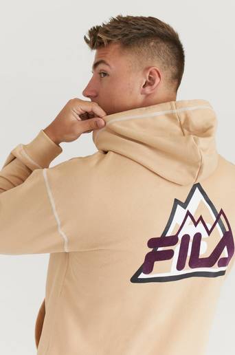 FILA Hoodie Men Yuval Hoodie Brun