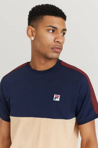 FILA T-Shirt Men Cian Blocked Tee Multi