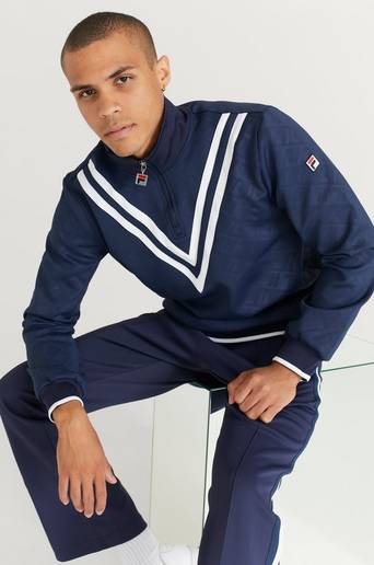 FILA Ziptröja Men Teslin Half Zip Shirt Multi