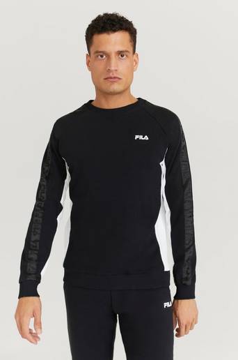 FILA Sweatshirt Men Natan Crew Sweat Svart