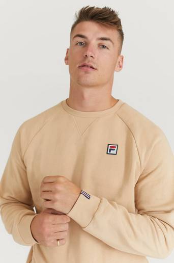 FILA Sweatshirt Men Heath Raglan Crew Sweat Brun