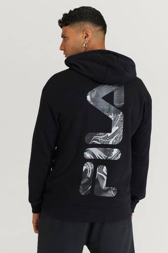 FILA Hoodie Men Dacian Graphic Hoody Svart