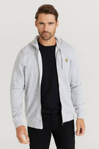 Lyle & Scott Hoodie Zip Through Hoodie Grå