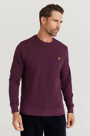 Lyle & Scott Sweatshirt Crew Neck Sweatshirt Röd