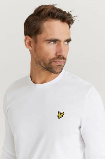 Lyle & Scott Långärmad T-Shirt Plain L/S T-Shirt Vit