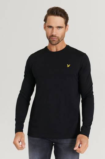 Lyle & Scott Långärmad T-Shirt Plain L/S T-Shirt Svart