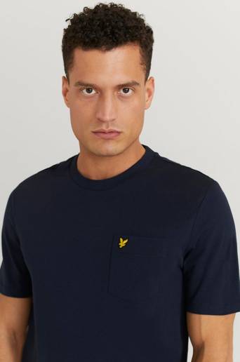 Lyle & Scott T-shirt Relaxed Pocket T-Shirt Blå