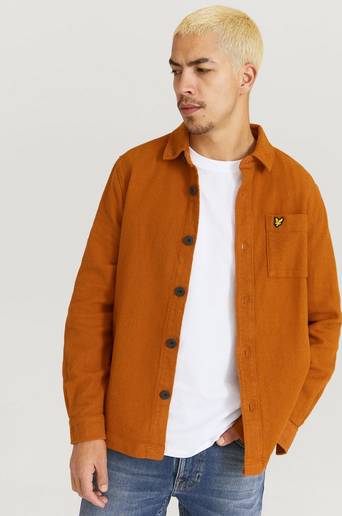 Lyle & Scott Overshirt Brushed Overshirt Brun