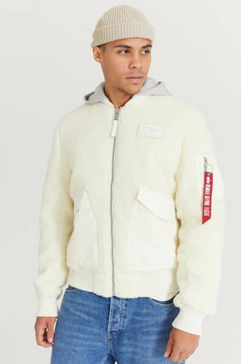 Alpha Industries Hoodie CWU Zip Hoody Teddy Vit