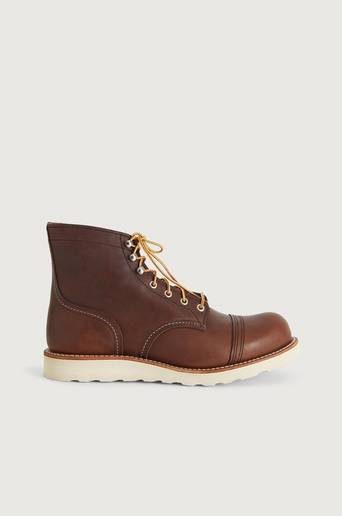 Red Wing Shoes Kängor Iron Ranger Traction Tred Amber Brun