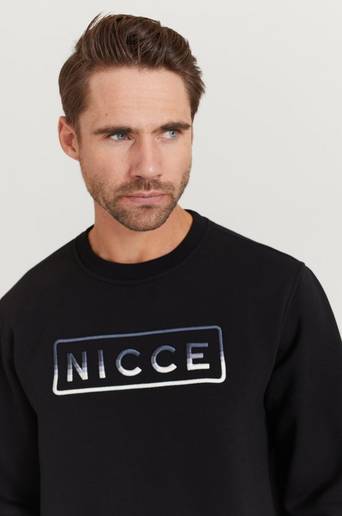 Nicce Sweatshirt Powell Sweat Svart