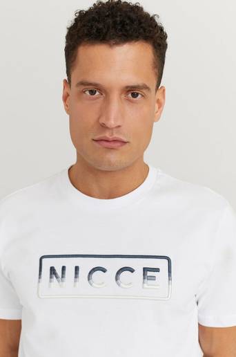 Nicce T-Shirt Powell T-Shirt Vit