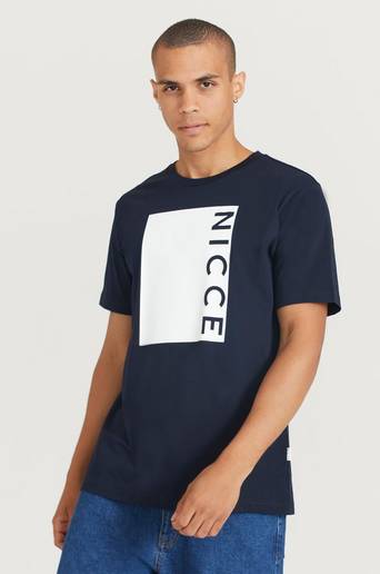 Nicce T-Shirt Cube T-Shirt Blå