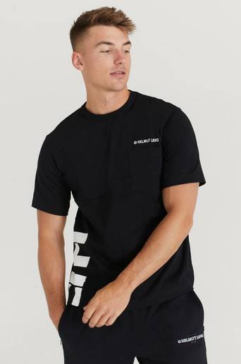 Helmut Lang T-Shirt Patchwork SS Tee Pat Svart