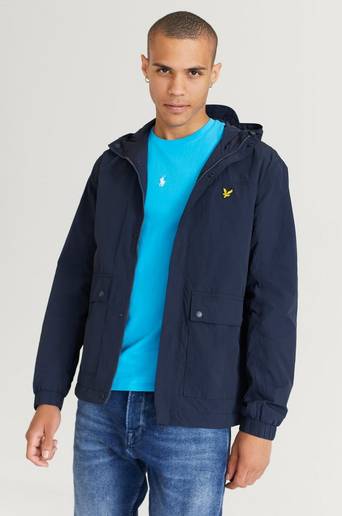 Lyle & Scott Jacka Hooded Pocket Jacket Blå