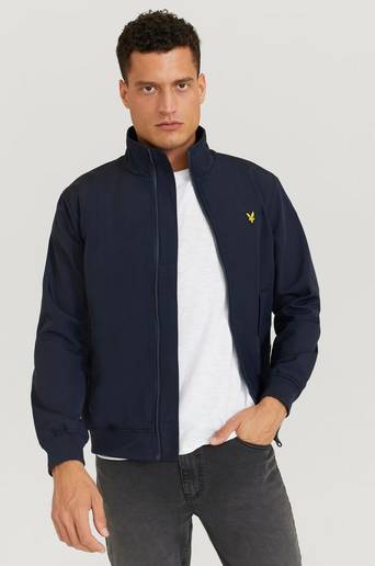 Lyle & Scott Jacka Fleece Lined Funnel Neck Jacket Blå