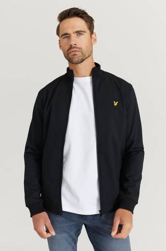 Lyle & Scott Ziptröja Zip Through Funnel Neck Soft Shell Jacket Svart