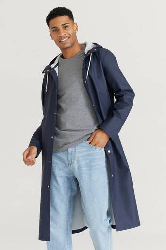 Stutterheim Regnjacka Stockholm Long Blå