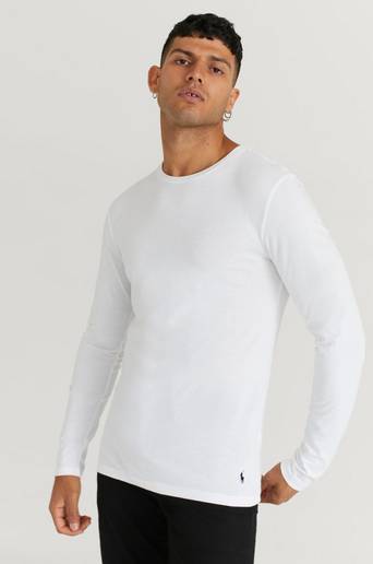Polo Ralph Lauren 3-Pack Långärmade T-Shirts L/S Crew T-shirt Vit