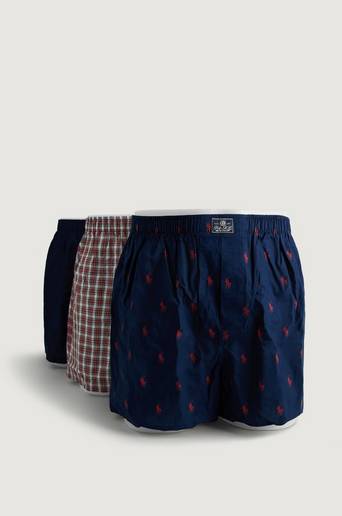 Polo Ralph Lauren 3-Pack Classic Open boxer Blå