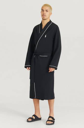 Polo Ralph Lauren Morgonrock Lounge Robe Svart