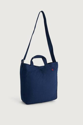 Polo Ralph Lauren Tygpåse Canvas Tote Bag Blå