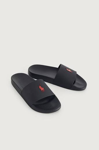 Polo Ralph Lauren Sandaler Polo Slide PP Svart