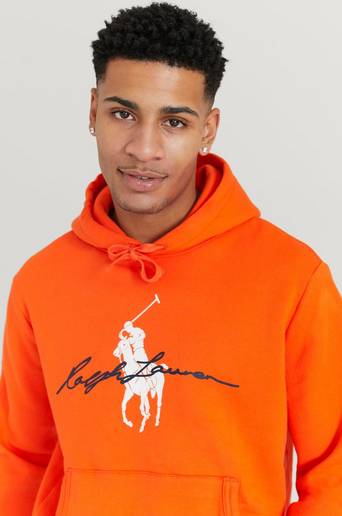 Polo Ralph Lauren Hoodie Graphic Hoodie Orange